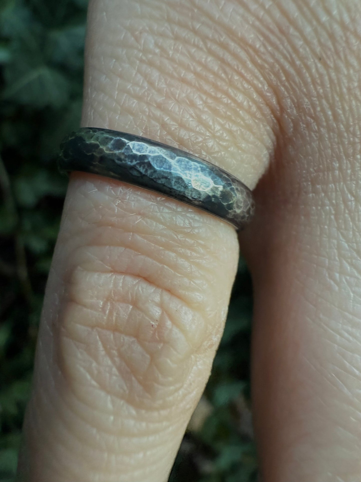 Hammered Sterling Band